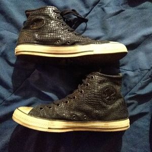 Converse X John Varvatos Snakeskin High Top SZ 10